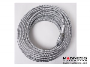 Jeep Wrangler JK Winch Replacement Steel Cable - 23/64 in. x 94 ft. - 10,500 lb